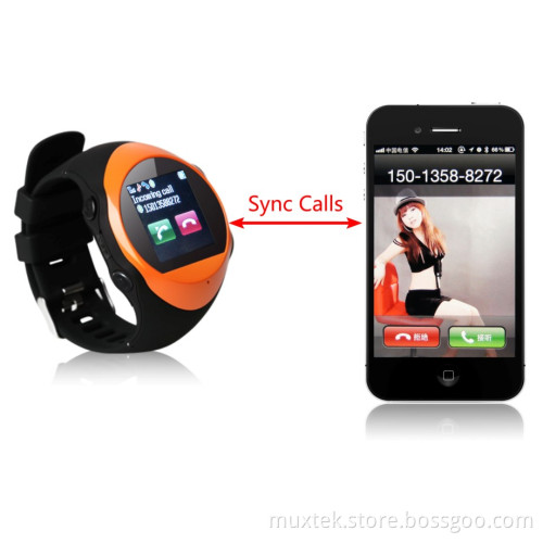 Sync Calls and Messages Bluetooth Smart Phone Watch (MS007P-PG88)